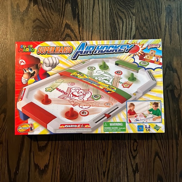 Nintendo Toys Super Mario Air Hockey Game Poshmark